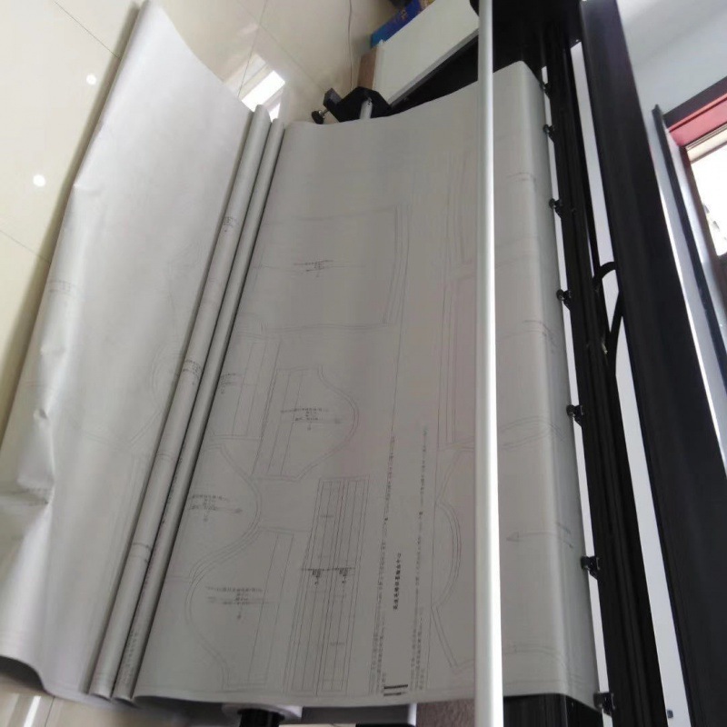 Kertas Plotter CAD Abu-abu Kertas Spesial HP Plotter